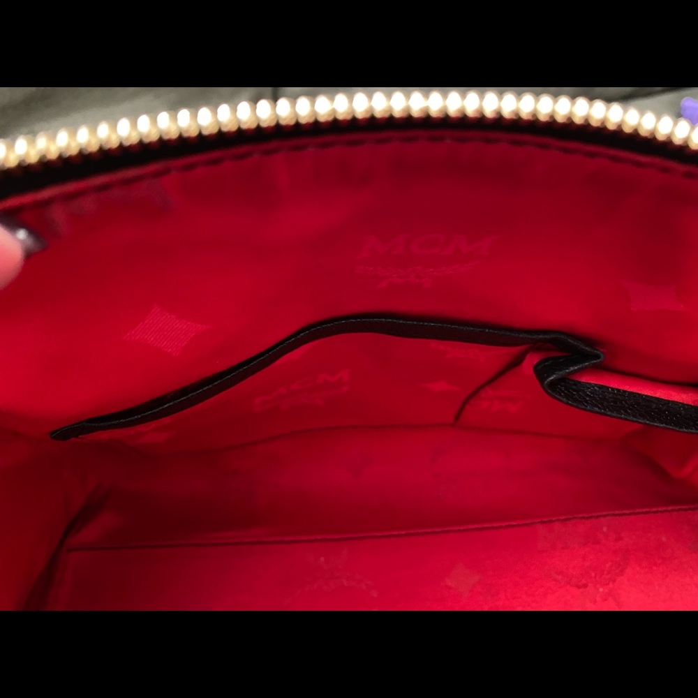 Black MCM Boston bag